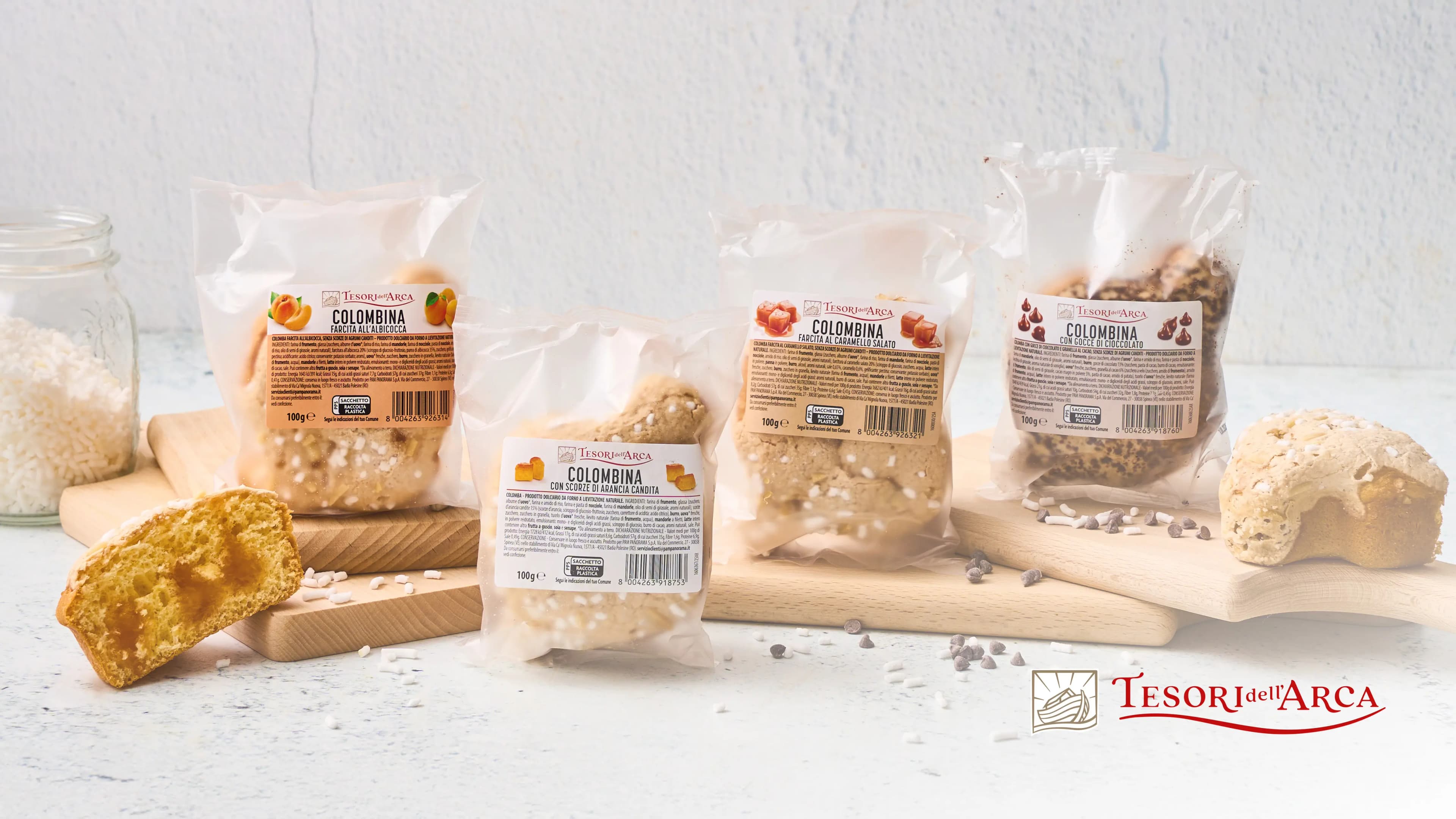 Tesori dell'Arca ha selezionato le migliori colombine pasquali a lievitazione naturale, per celebrare la Pasqua con dolcezza. Dai gusti più tradizionali con scorze di arancia candite alle varianti più golose, come la Colombina con Gocce di Cioccolato, la Colombina con Caramello Salato o la Colombina farcita all'Albicocca, sono tutte un'irresistibile tentazione da gustare da soli o condividere in famiglia.