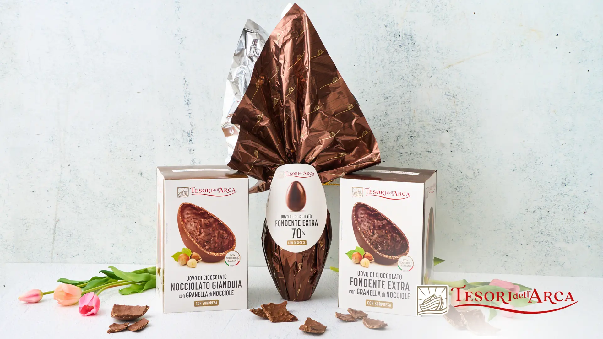 Uova e cioccolato pasquale Tesori dell'Arca