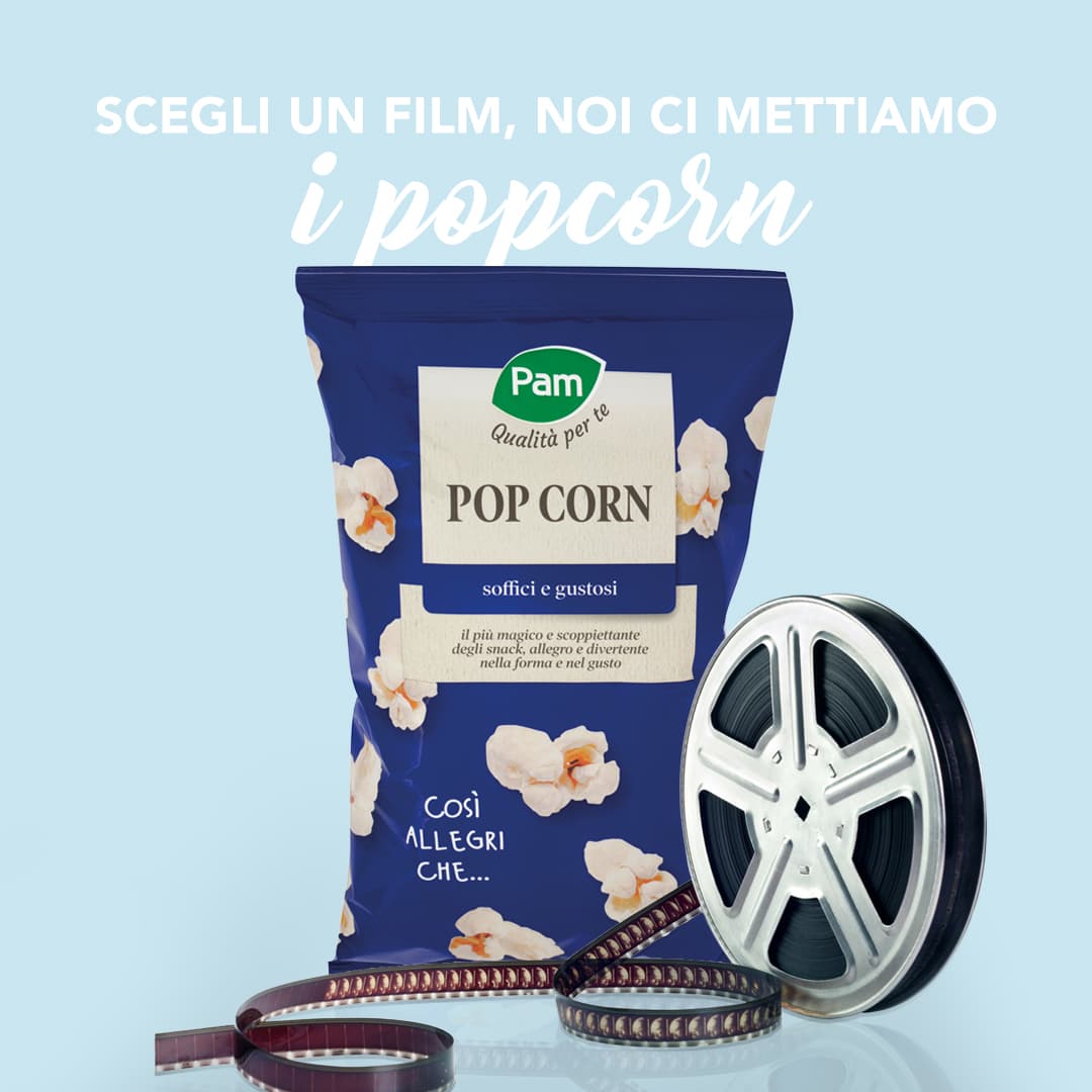 Break dolce e salato: popcorn, snack e merende