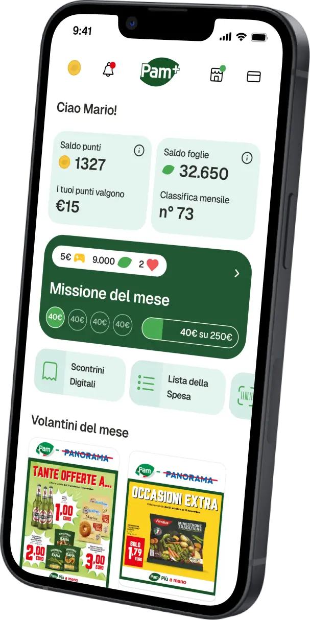 Mockup app Pam Perte Plus
