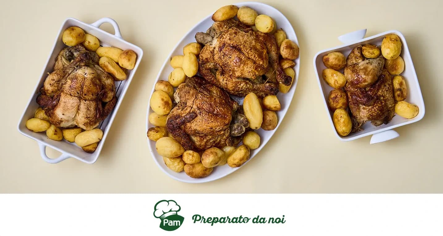 Pollo arrosto con patate
