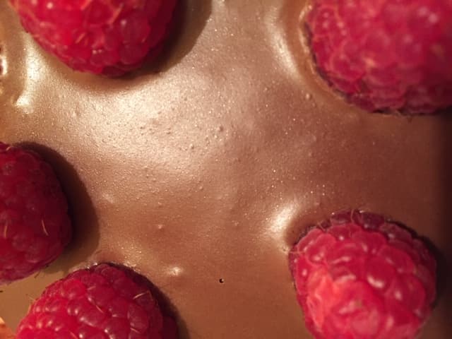 Torta cuorleggero lamponi e cioccolato