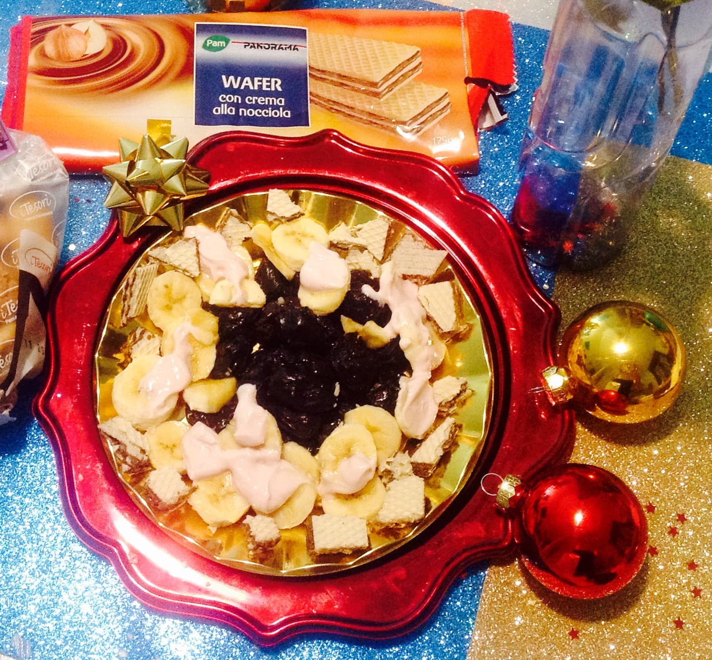 Semifreddo di Natale alla frutta e Wafer