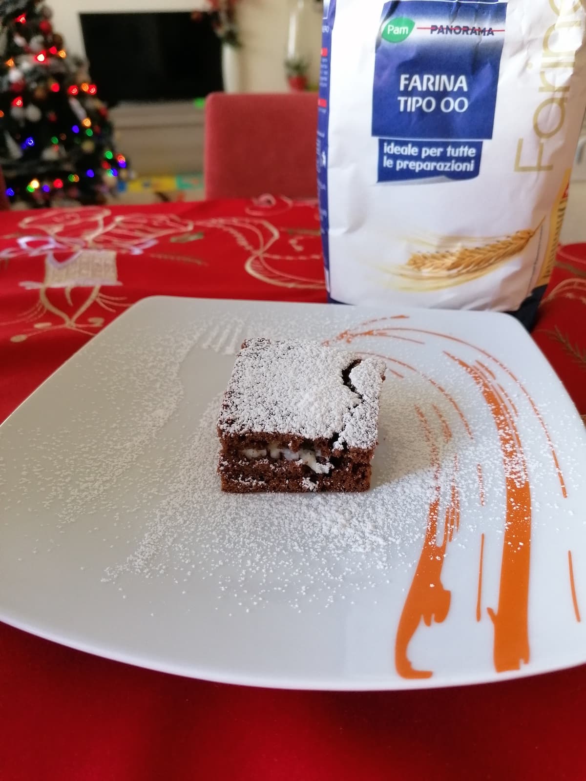 Torta con cacao e cocco 