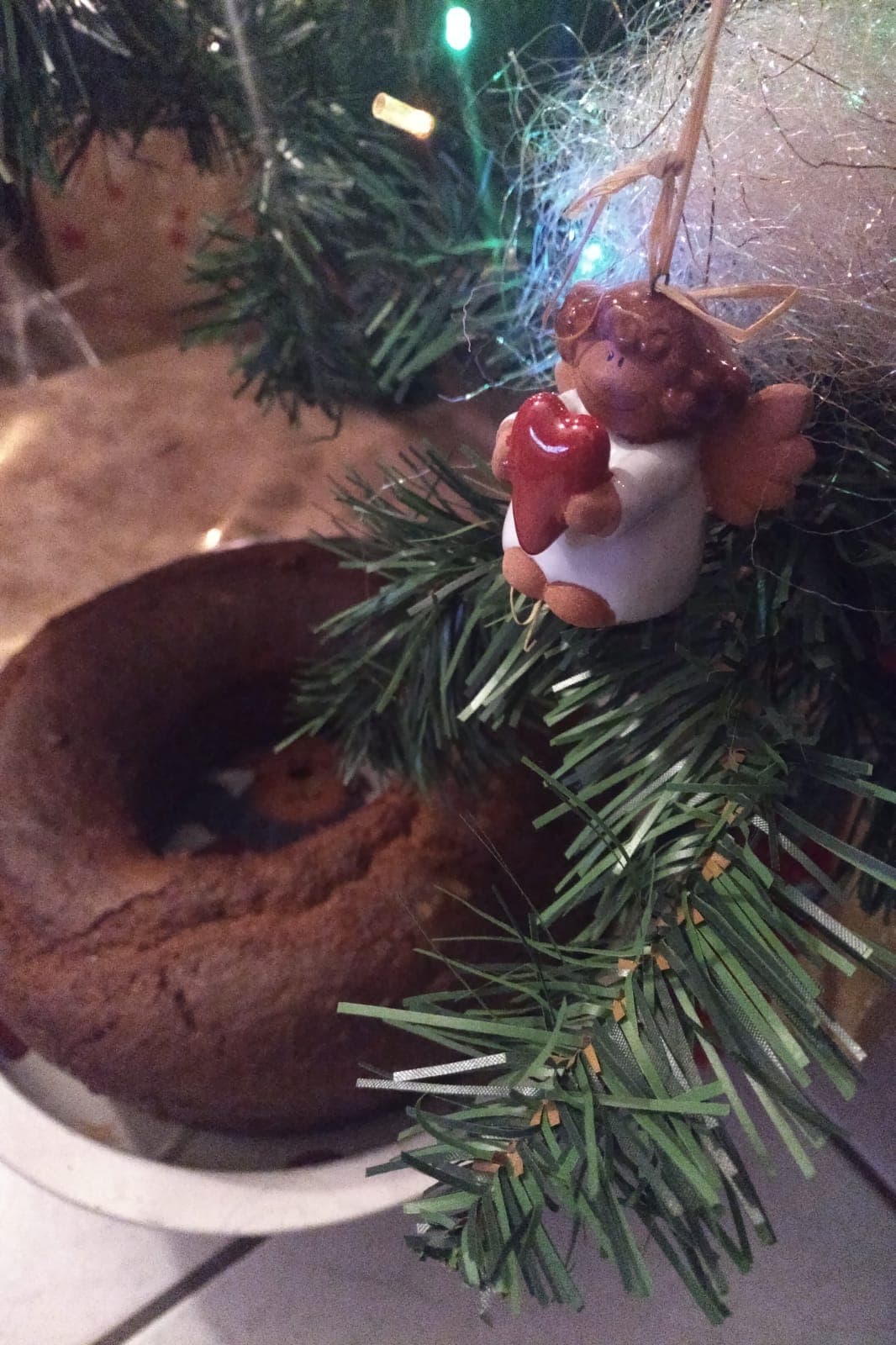 Ciambella di Natale lactose free