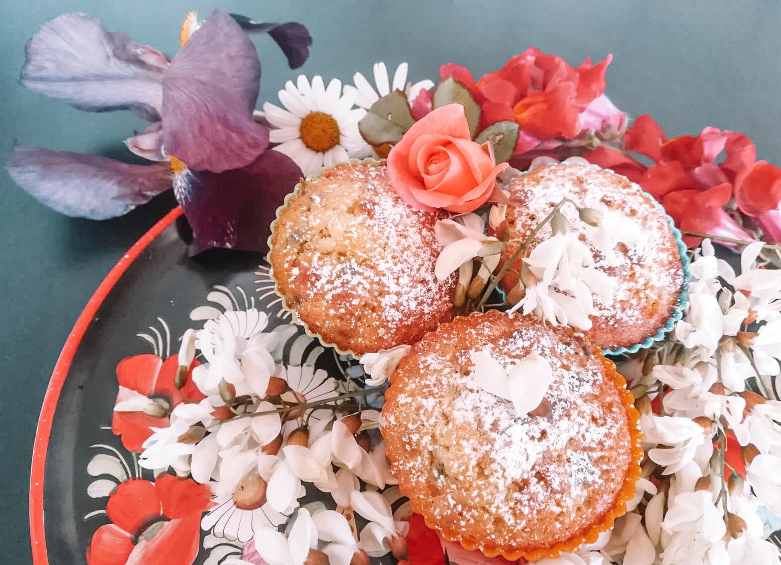 Muffin ai fiori