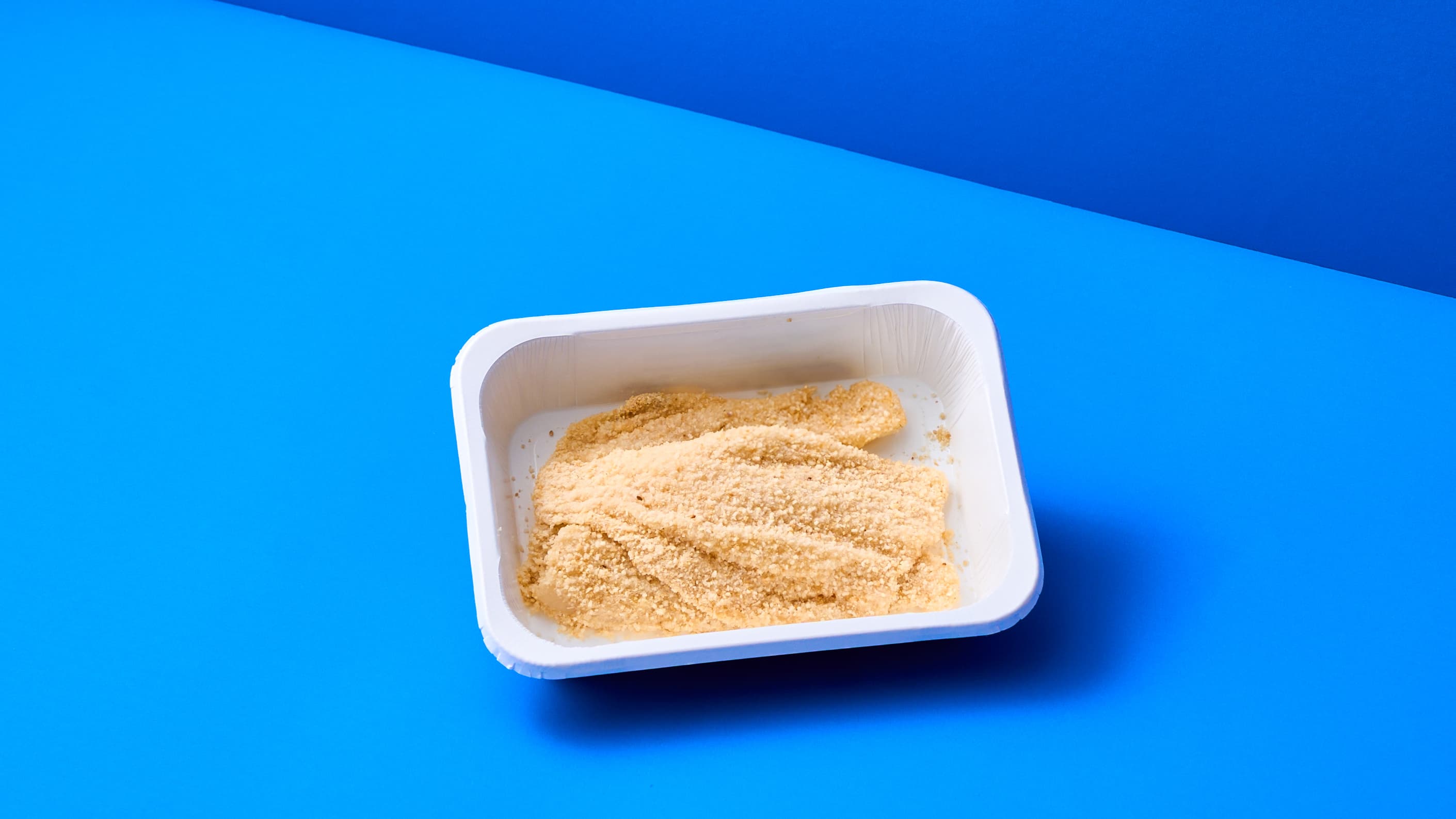 Filetto di Platessa panato con insalata di cetrioli, yogurt e aneto