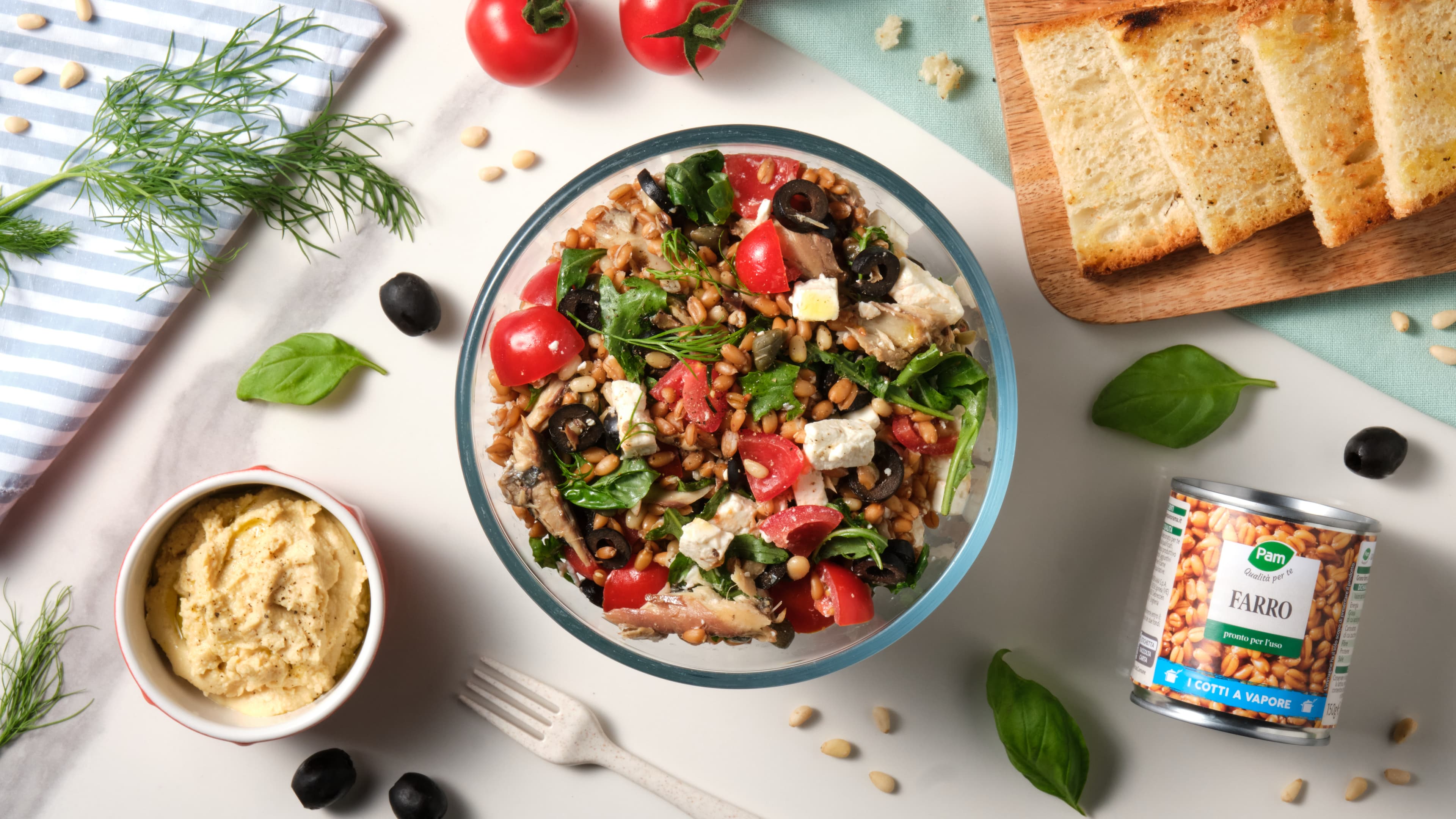 Insalata di farro alla mediterranea