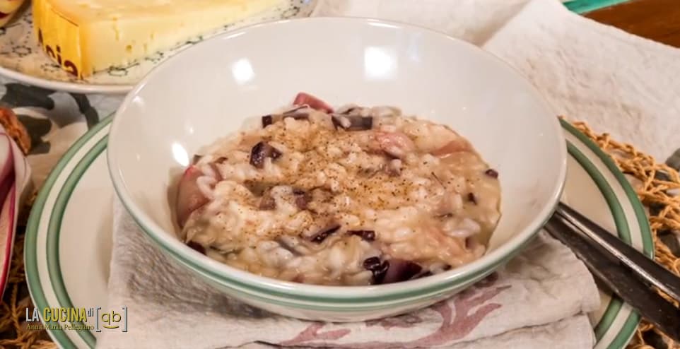 Risotto al radicchio mantecato all