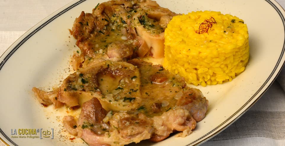 Ossobuco con risotto alla milanese