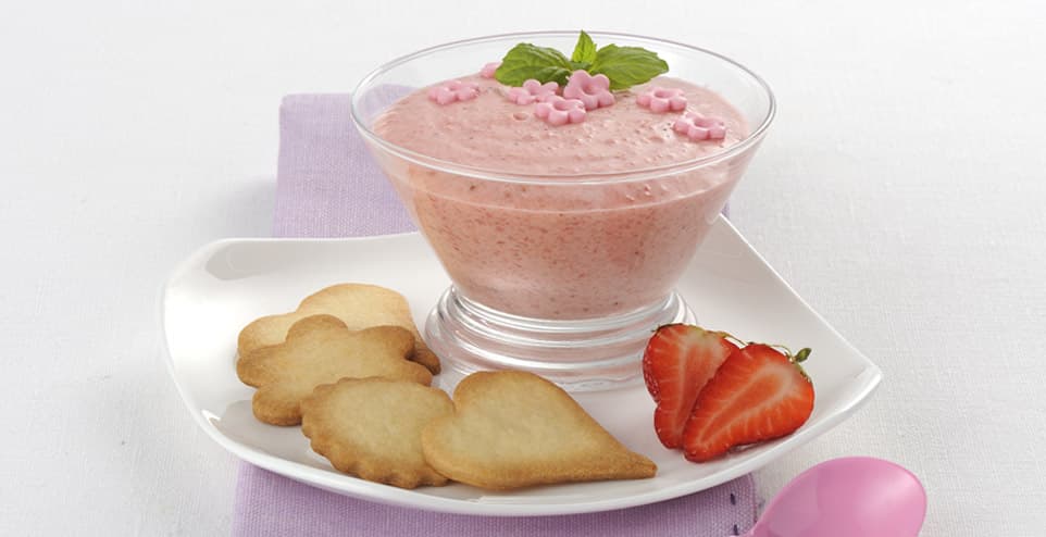Mousse di fragole