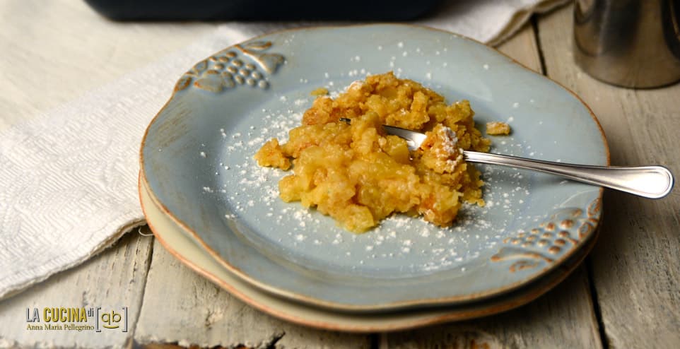 Crumble alle mele