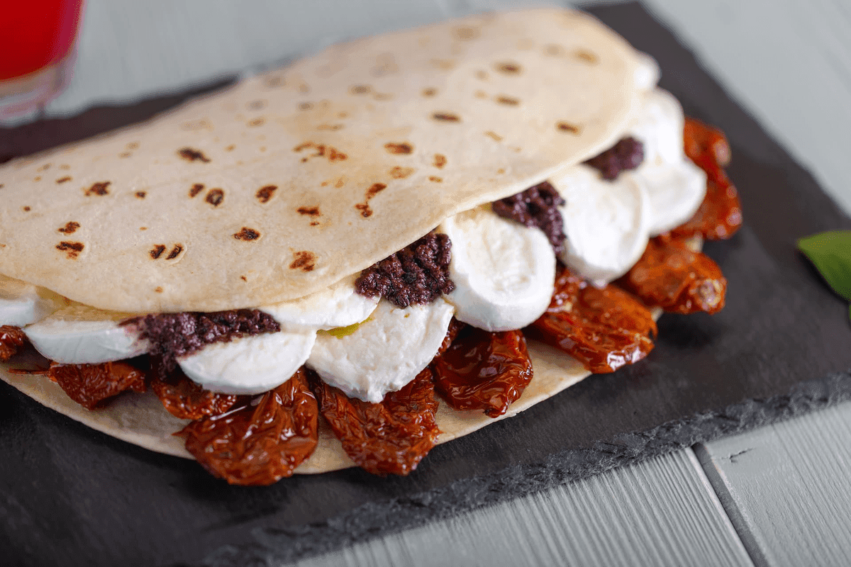 Vegetariani – esempio: Piadina Appetitosa