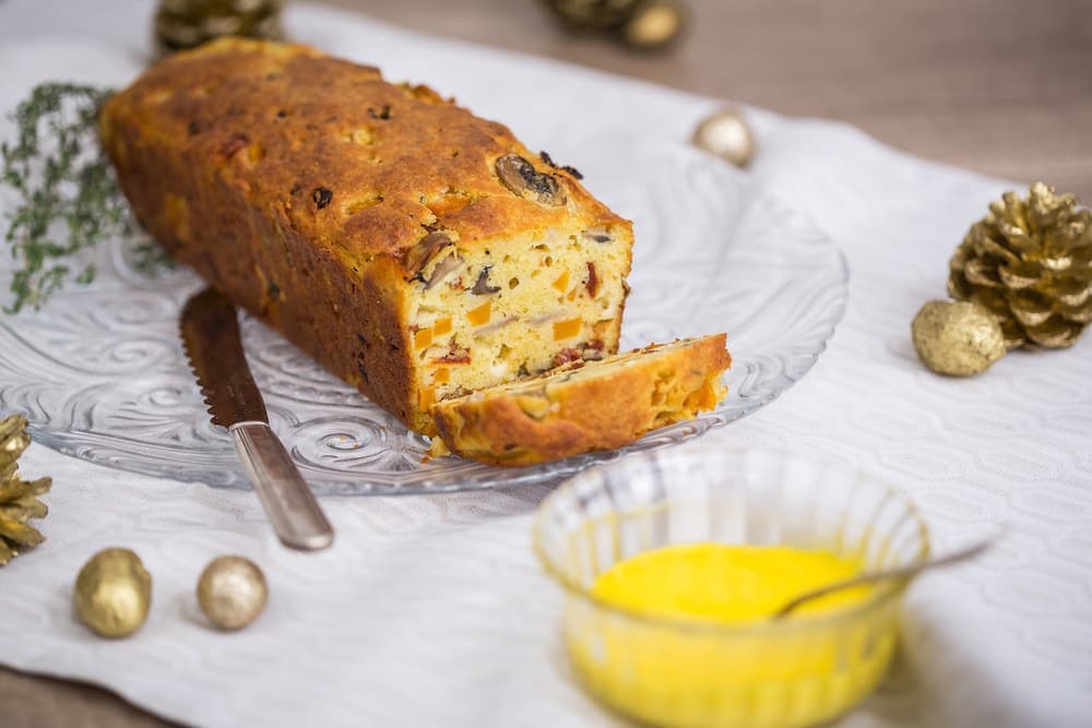 Cake di verdure con zabaione salato