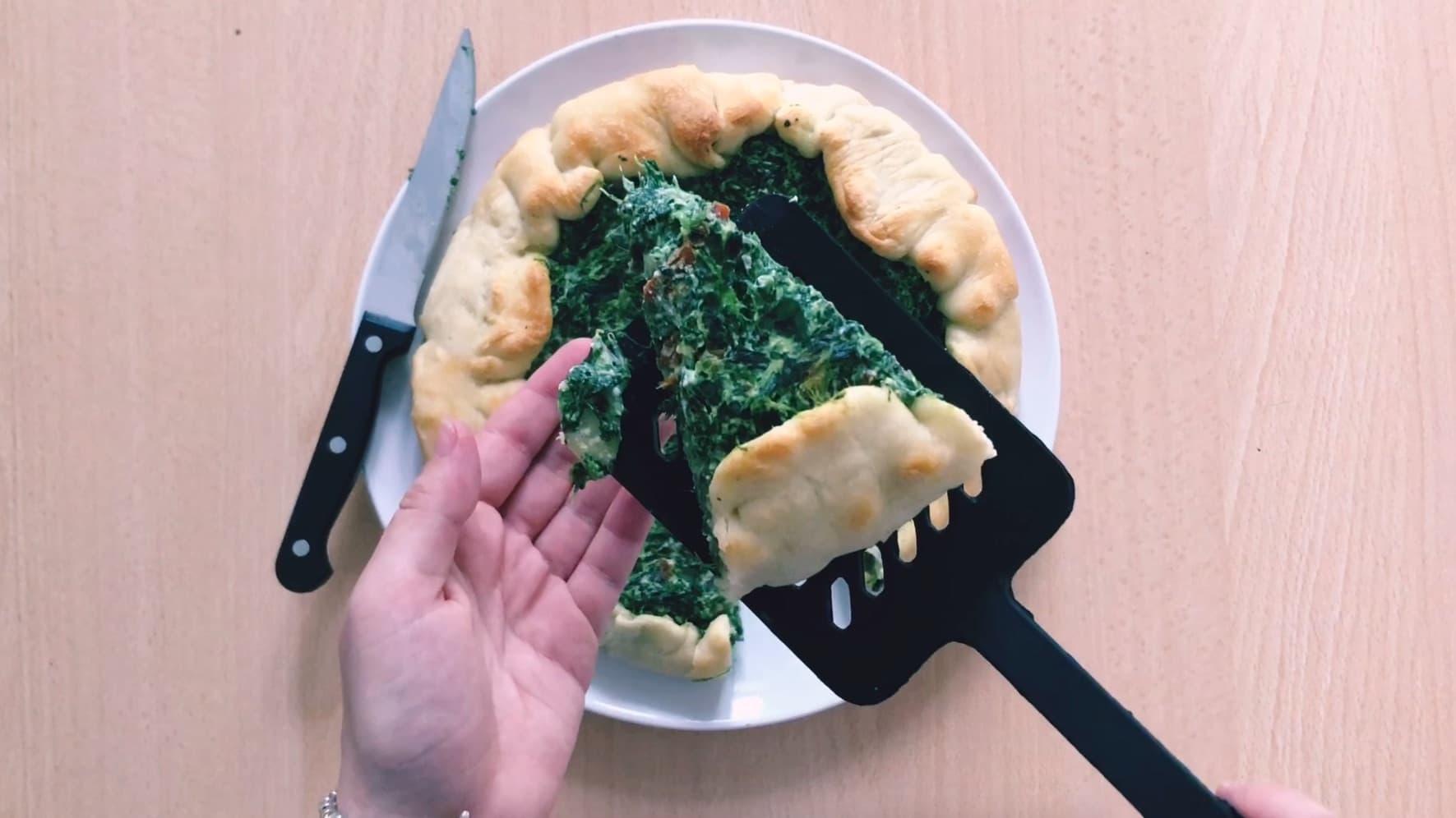 Torta salata ricotta e spinaci