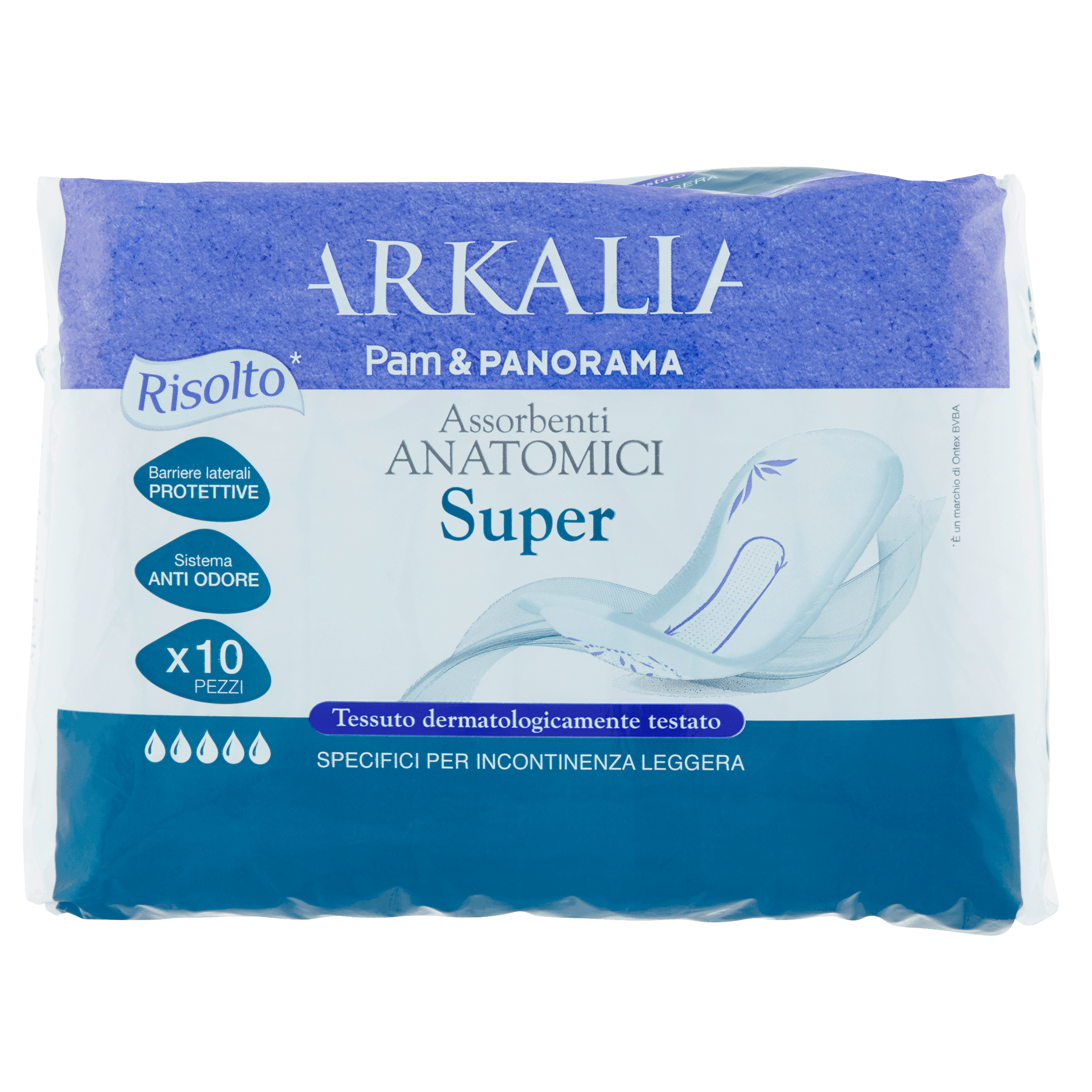 ARKALIA Assorbenti Anatomici Super Risolto* 10 pz