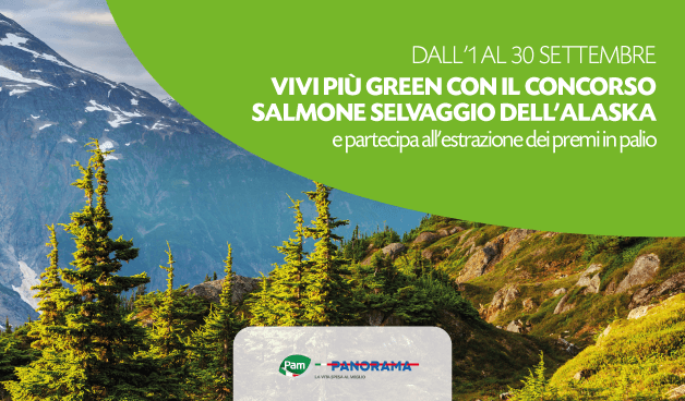 Vivi più green con il concorso Salmone Selvaggio dell’Alaska