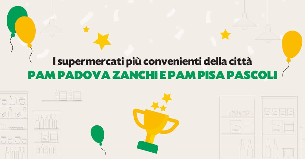 Pam ha naso per il risparmio! La spesa si fa leggera!