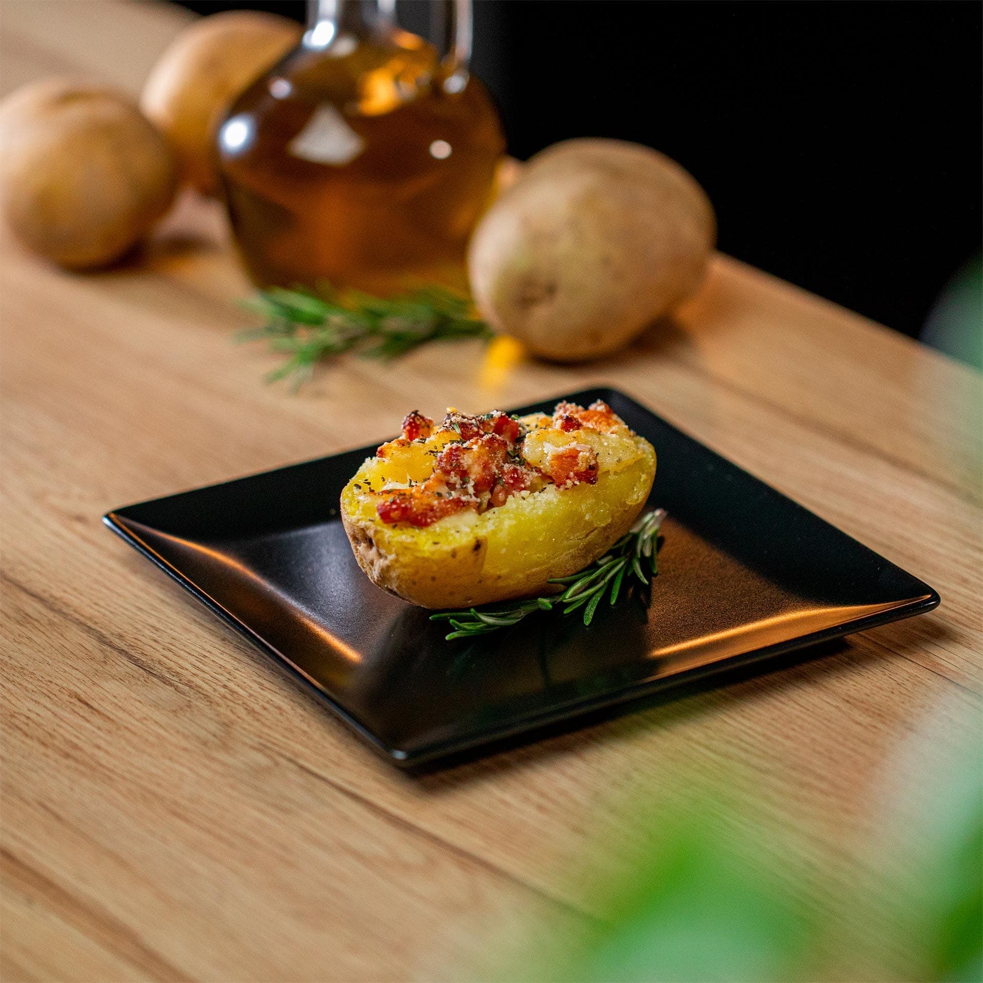 Barchette di patate ripiene