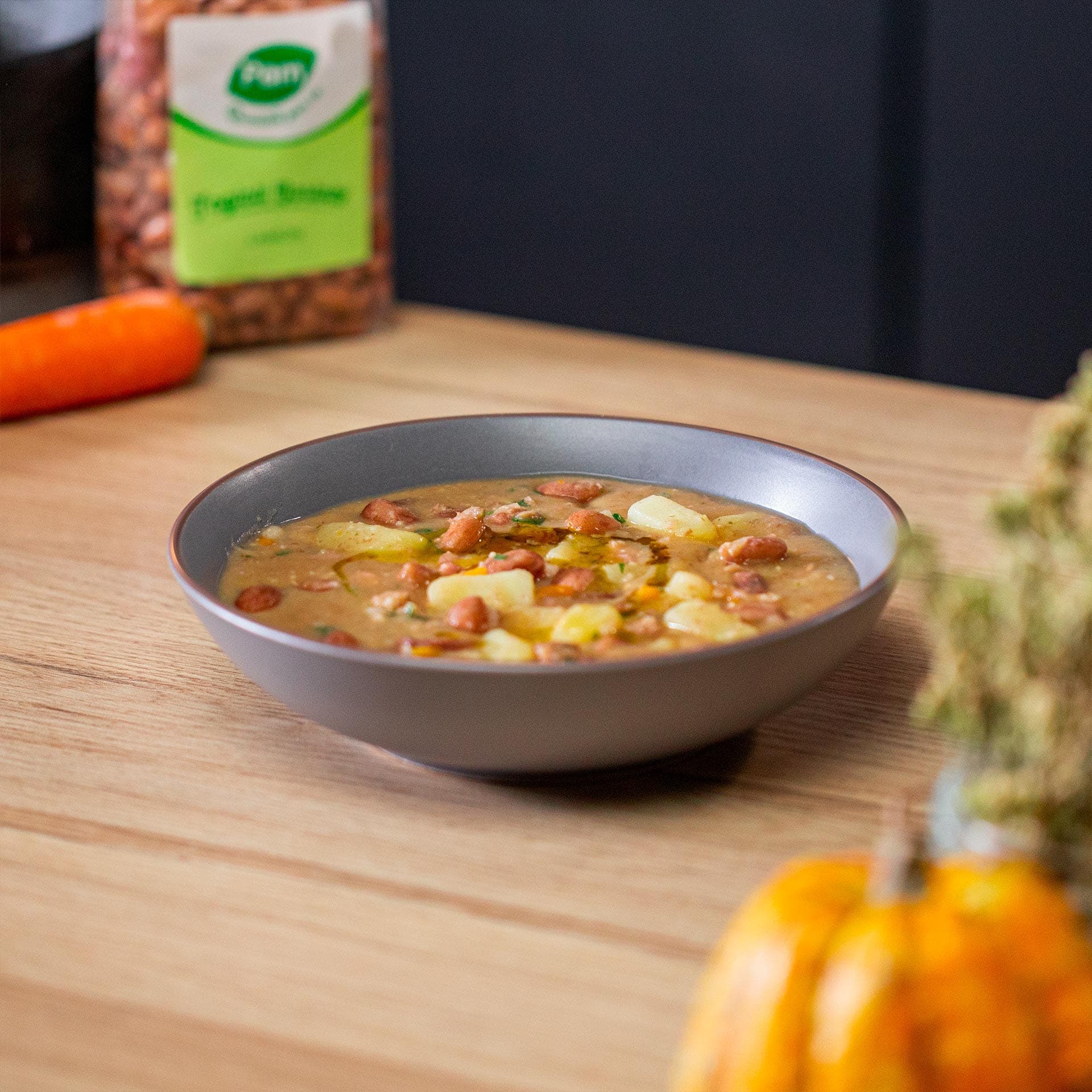 Zuppa fagioli e patate