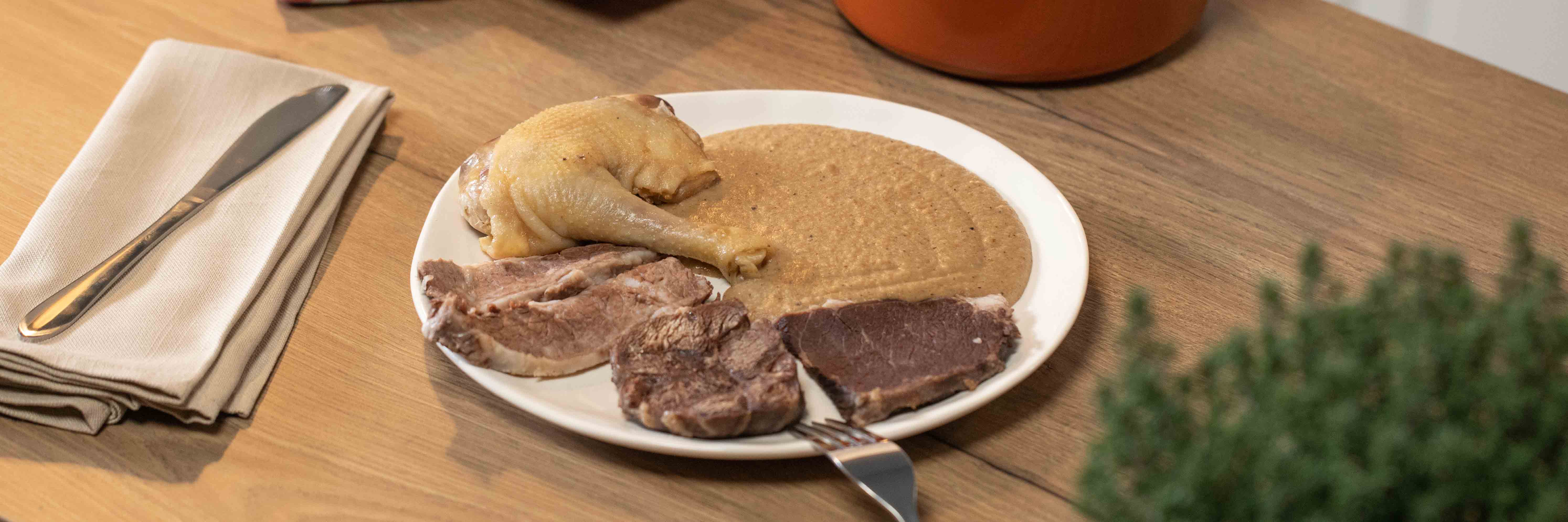 Bollito con la Pearà