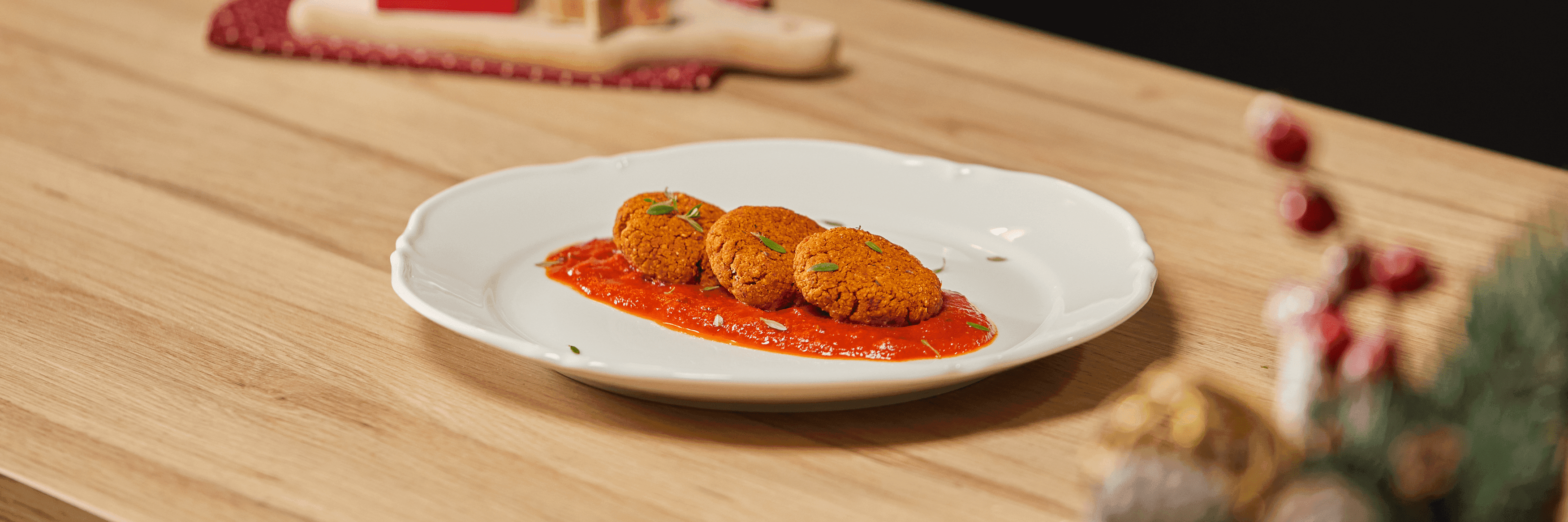 Polpette di lenticchie al sugo