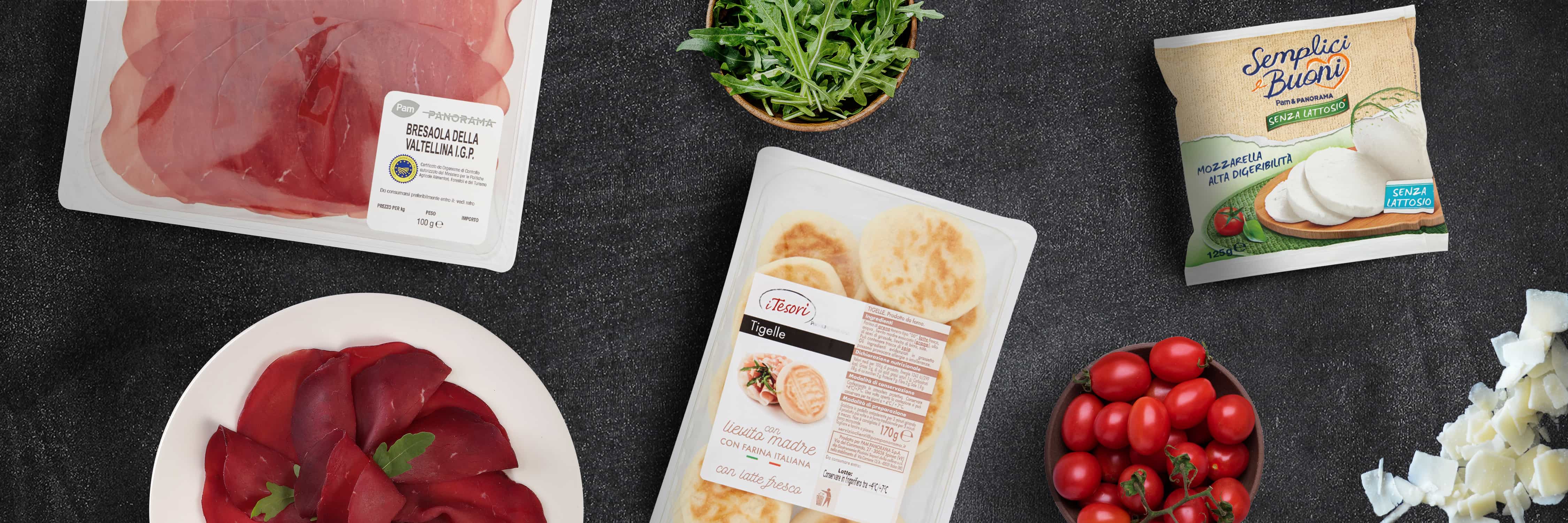 Pizzette Bresaola rucola e grana