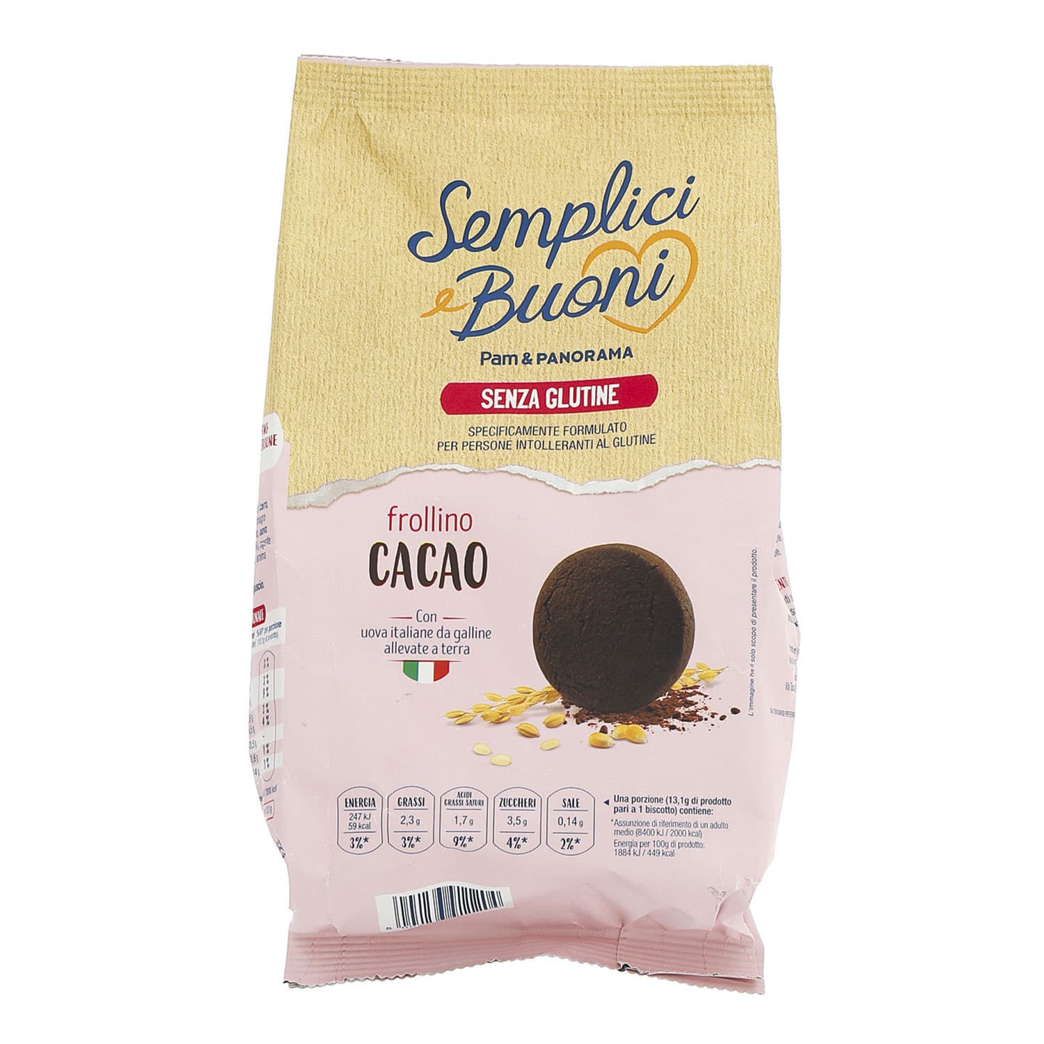 Frollini senza glutine al cacao