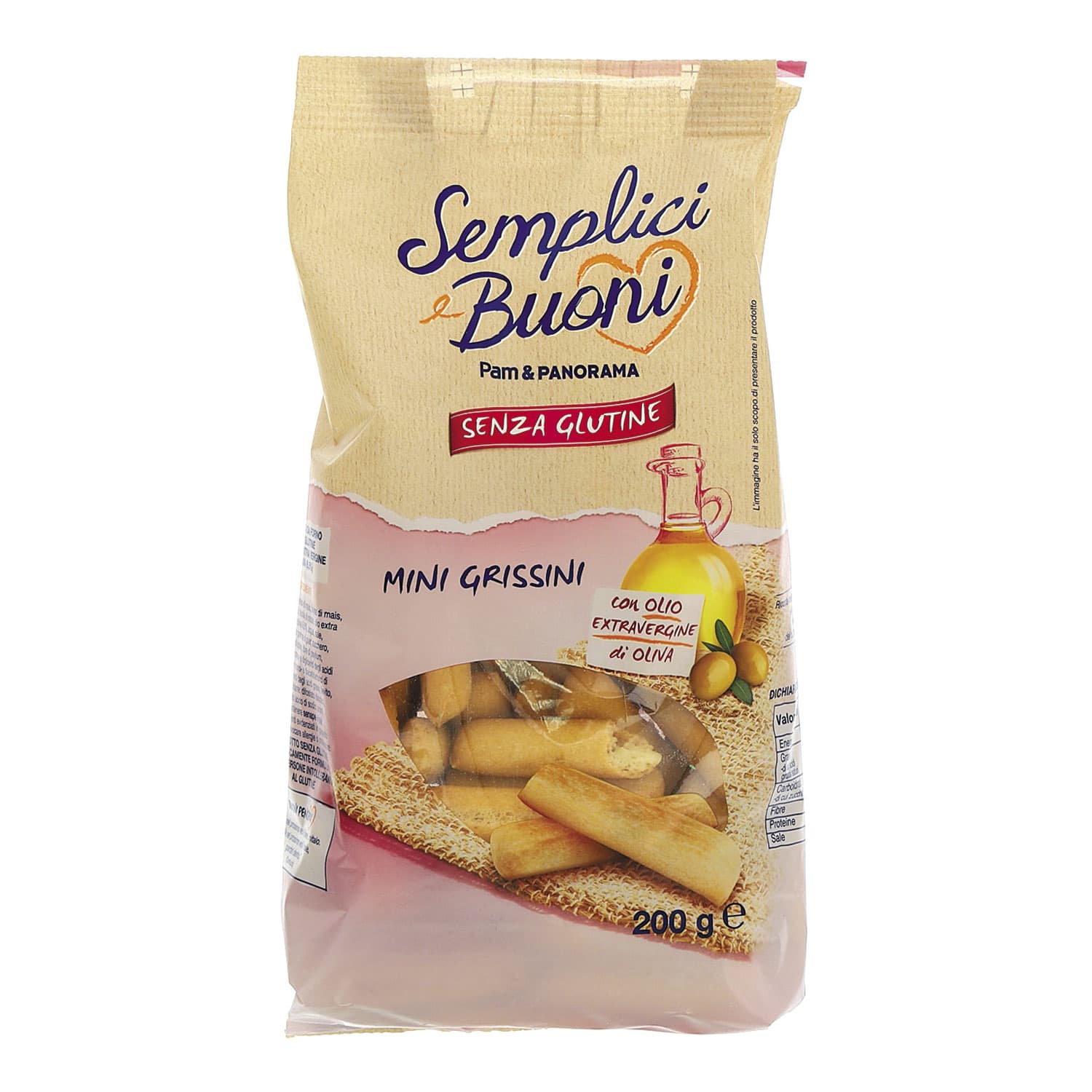 SEMPLICI E BUONI Senza Glutine Mini Grissini 200 g