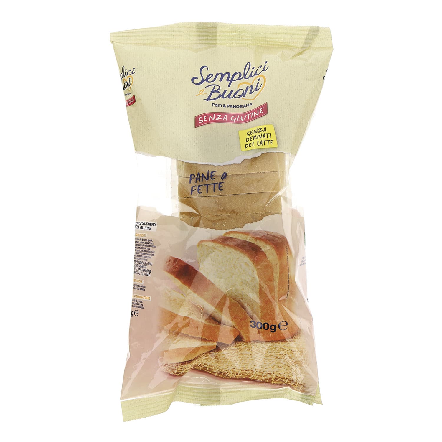 SEMPLICI E BUONI Senza Glutine Pane a Fette 300 g