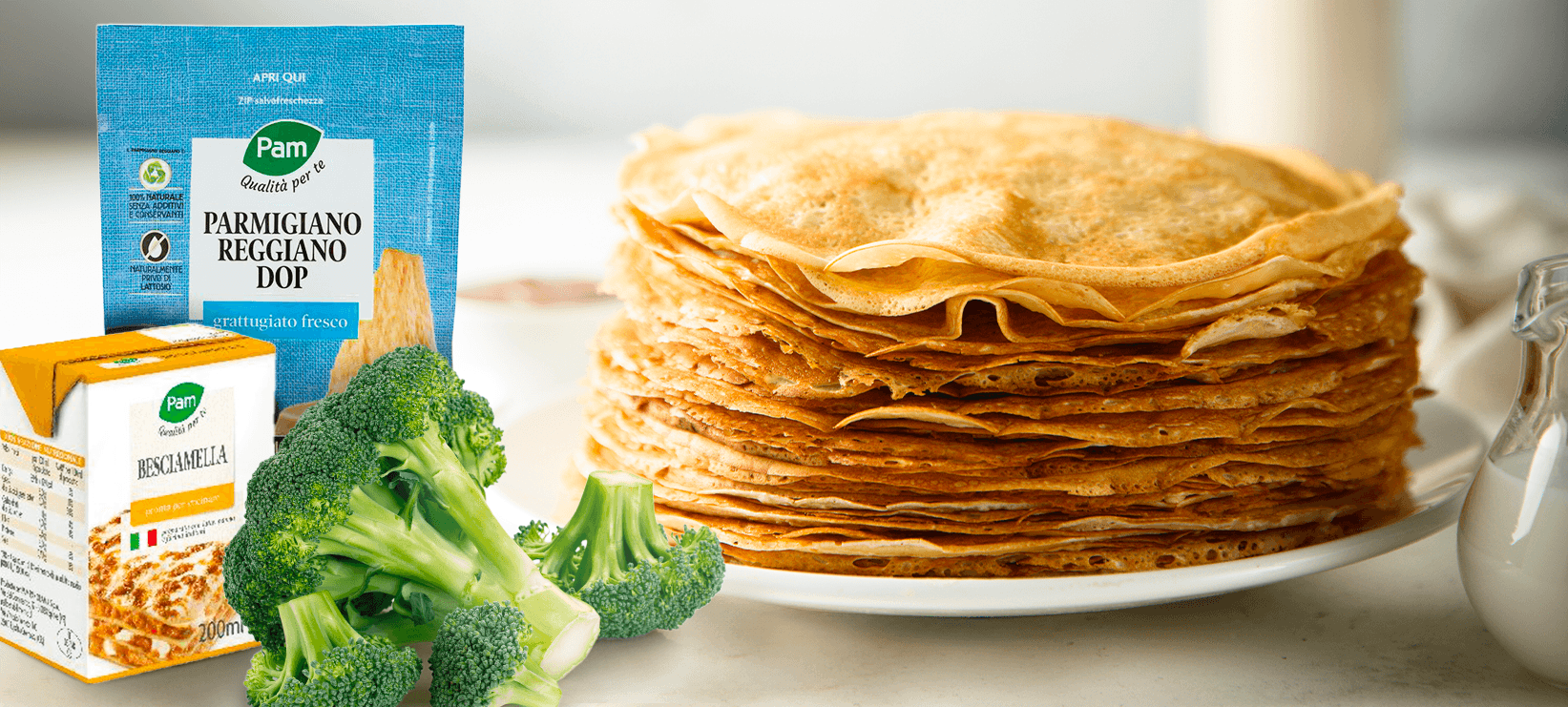 Rose di Crêpes Ricotta e Spinaci