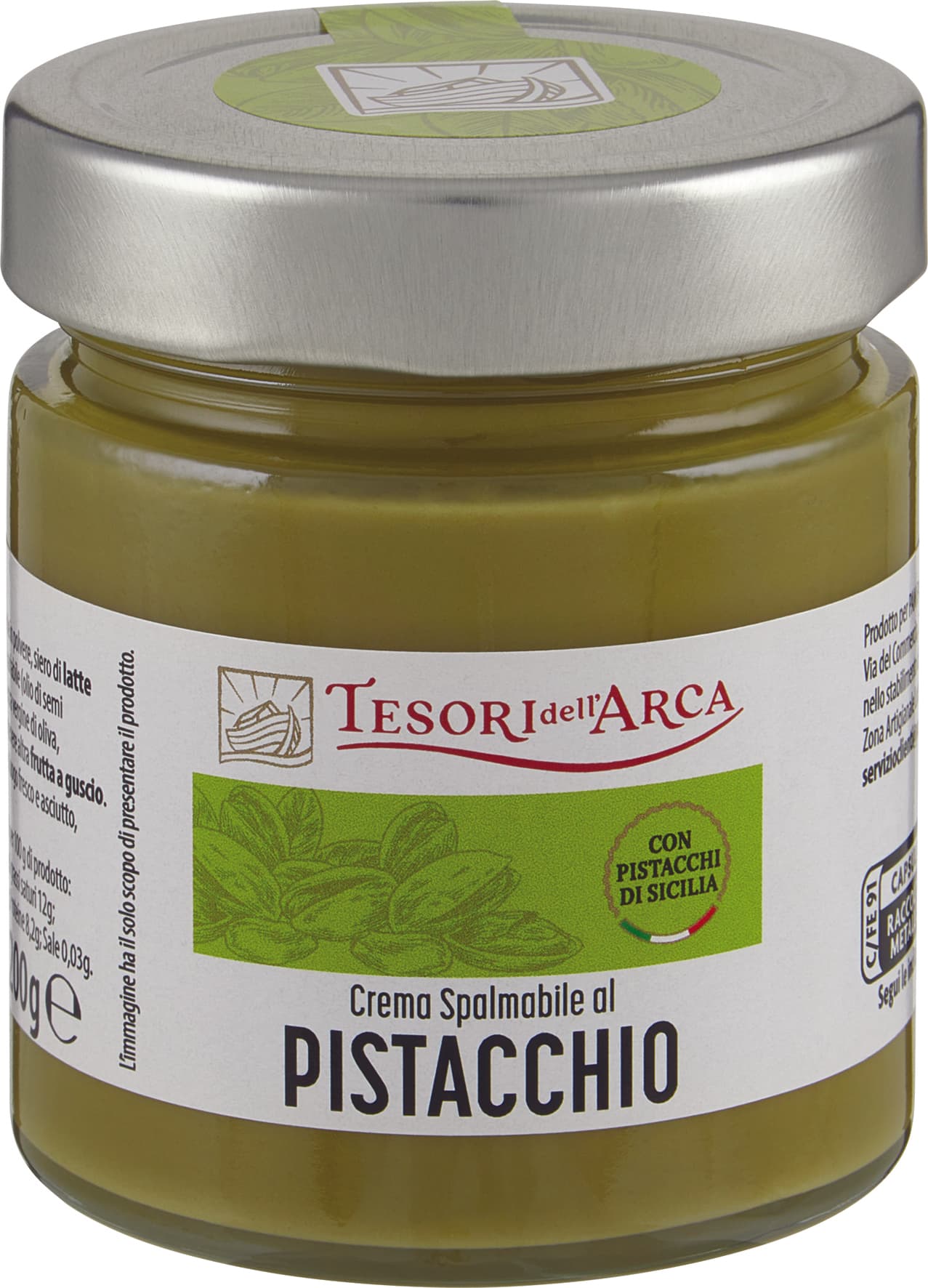 Tesori Dell'arca - Crema Pistacchio Sicilia