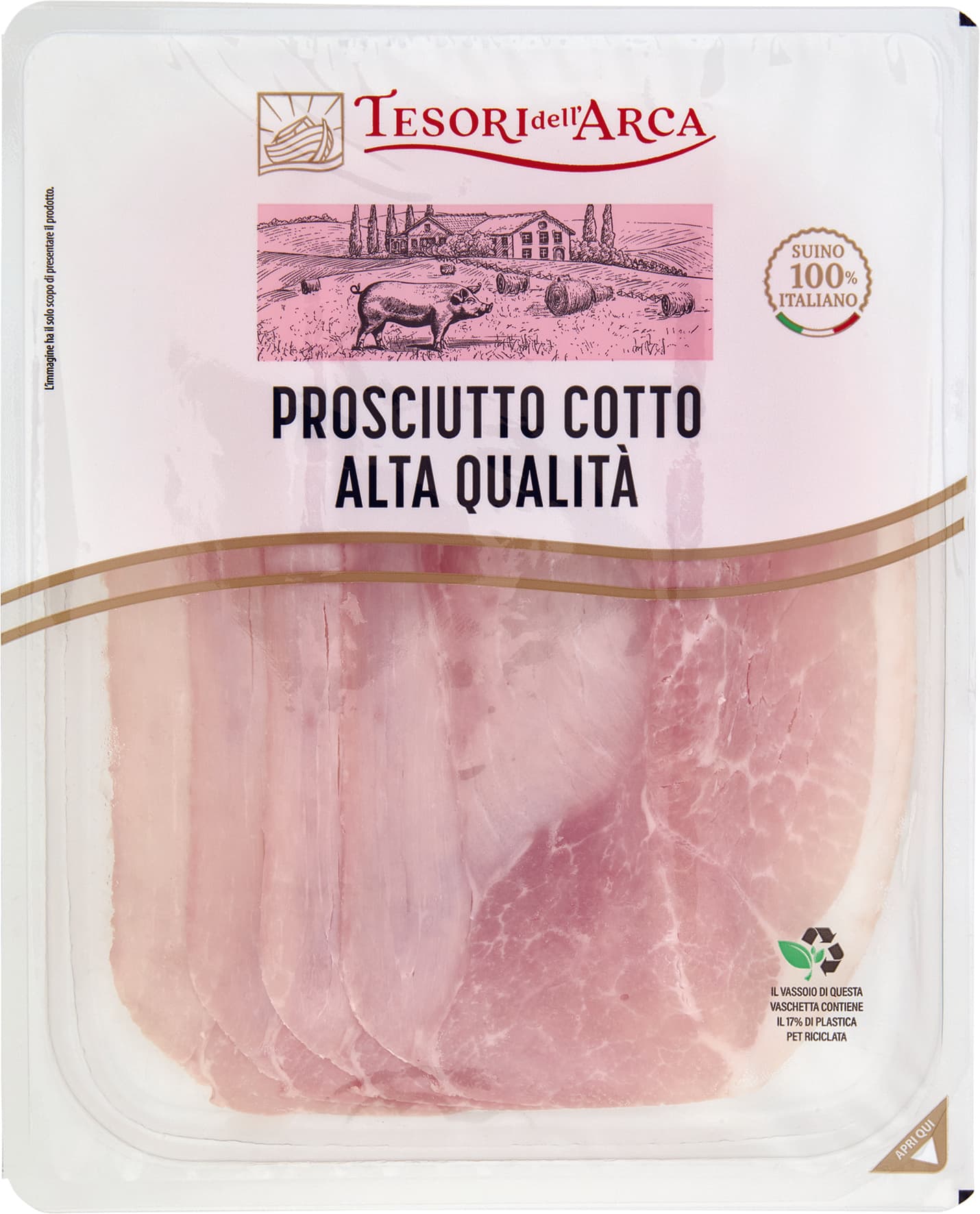 T. ARCA - PROSCIUTTO COTTO ALTA QUALITA NAZIONALE