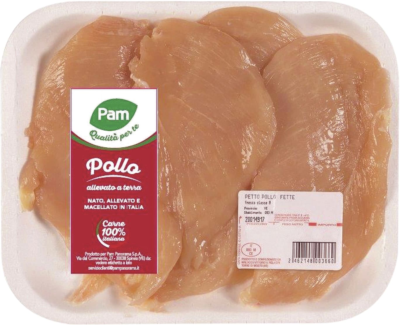 Petto di pollo a fette Pam