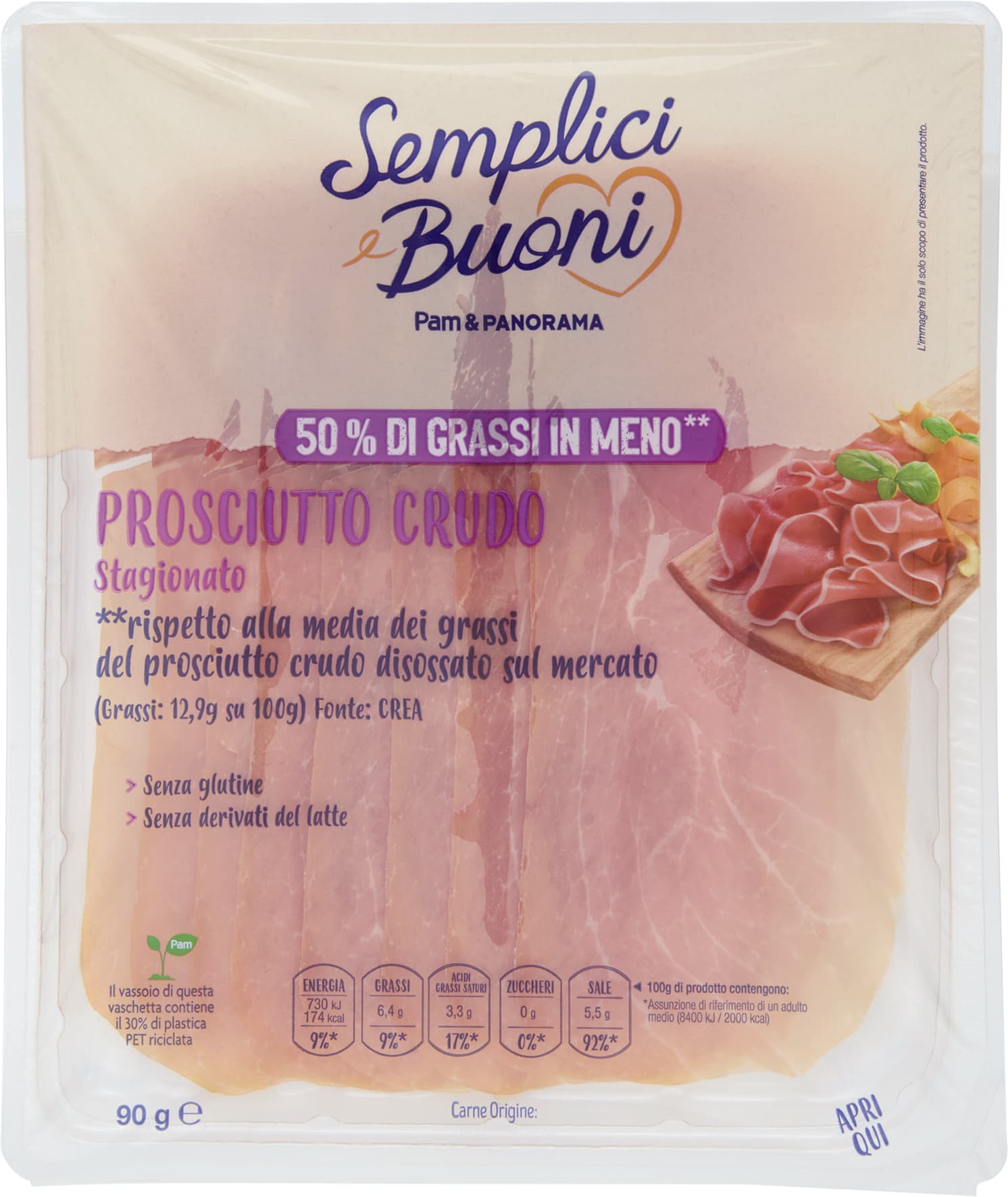 Prosciutto crudo stagionato Semplici & Buoni
