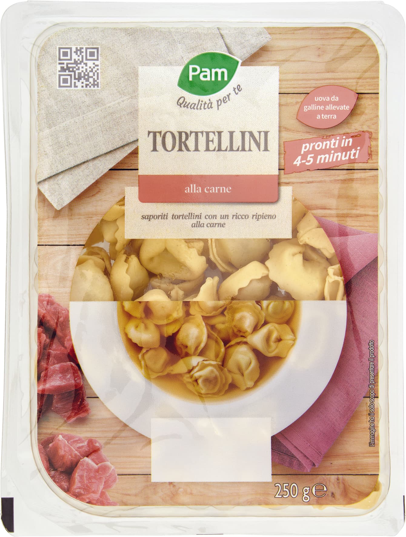 Tortellini alla carne Pam