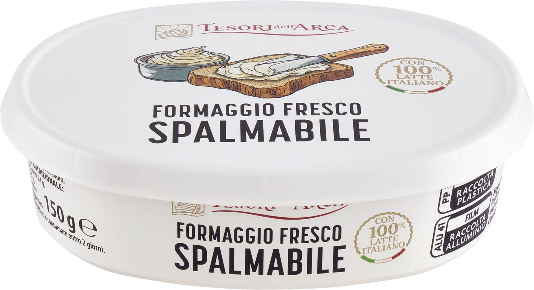 Formaggio fresco spalmabile Tesori dell’Arca