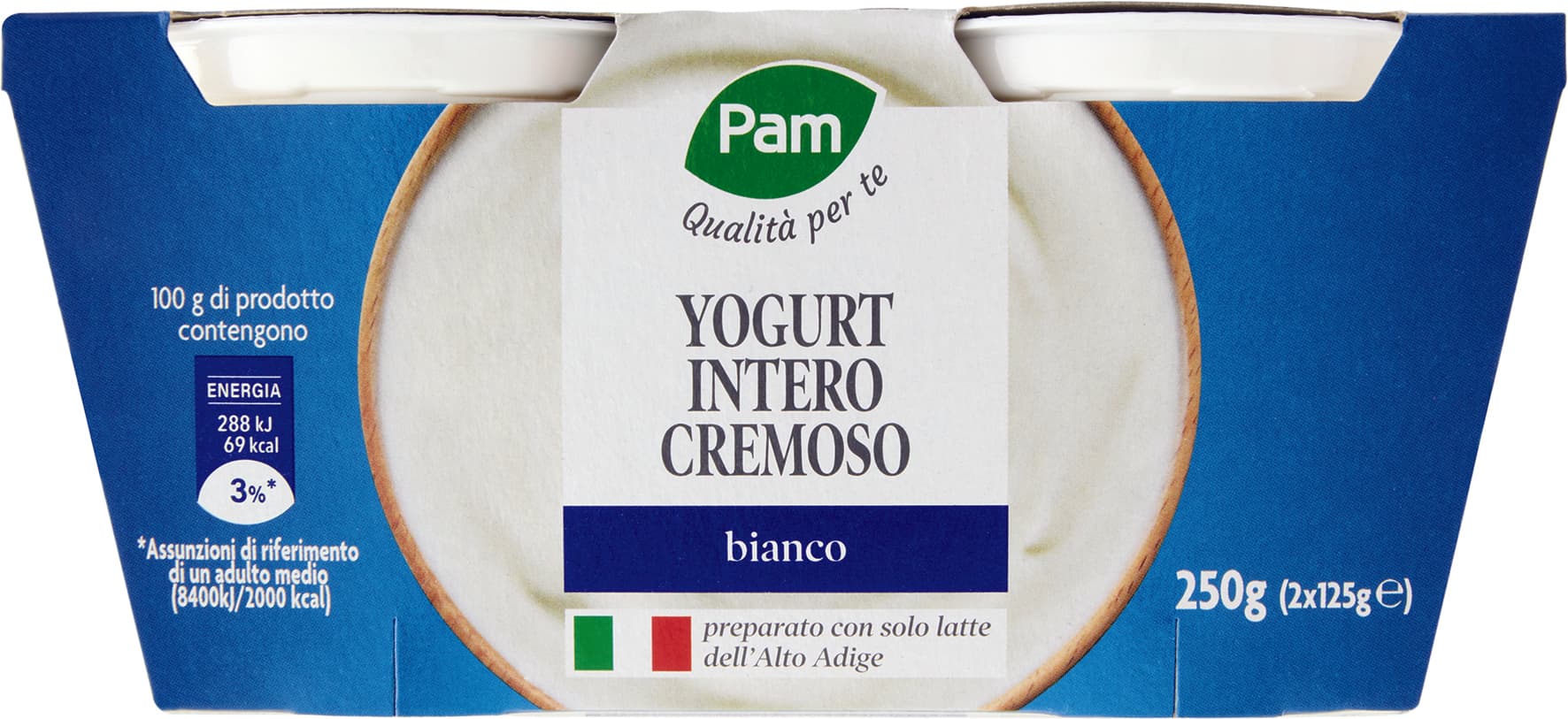 Yogurt bianco intero cremoso Pam