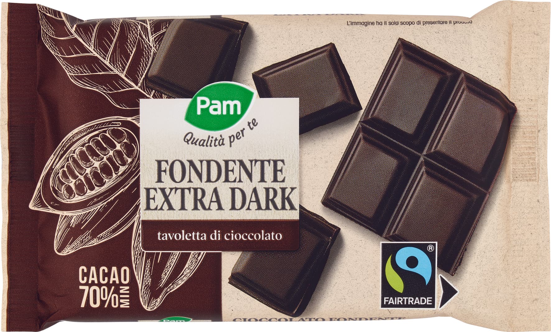 Cioccolato fondente 70% Pam
