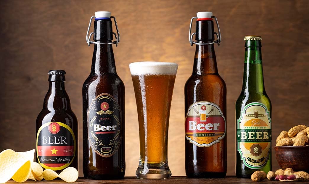 Bottiglie diverse per birre diverse