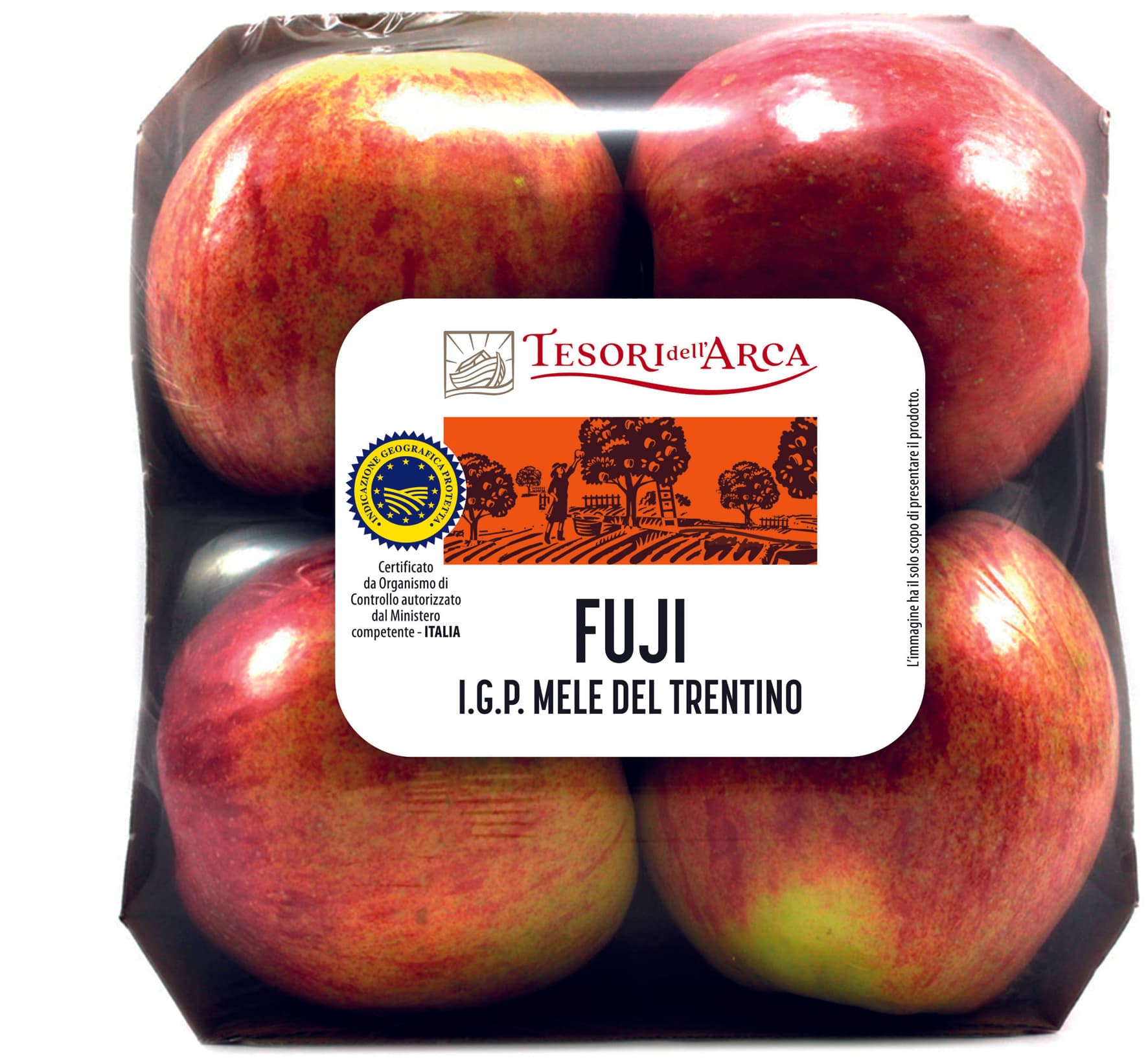 Mele fuji tesori dell'arca vassoio 650g