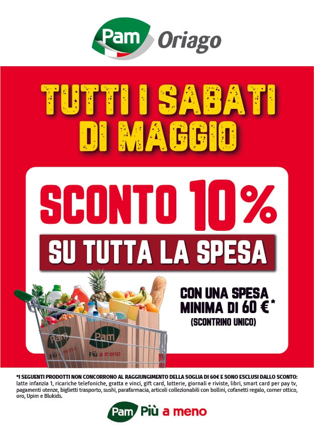 Volantino Sconto Oriago maggio