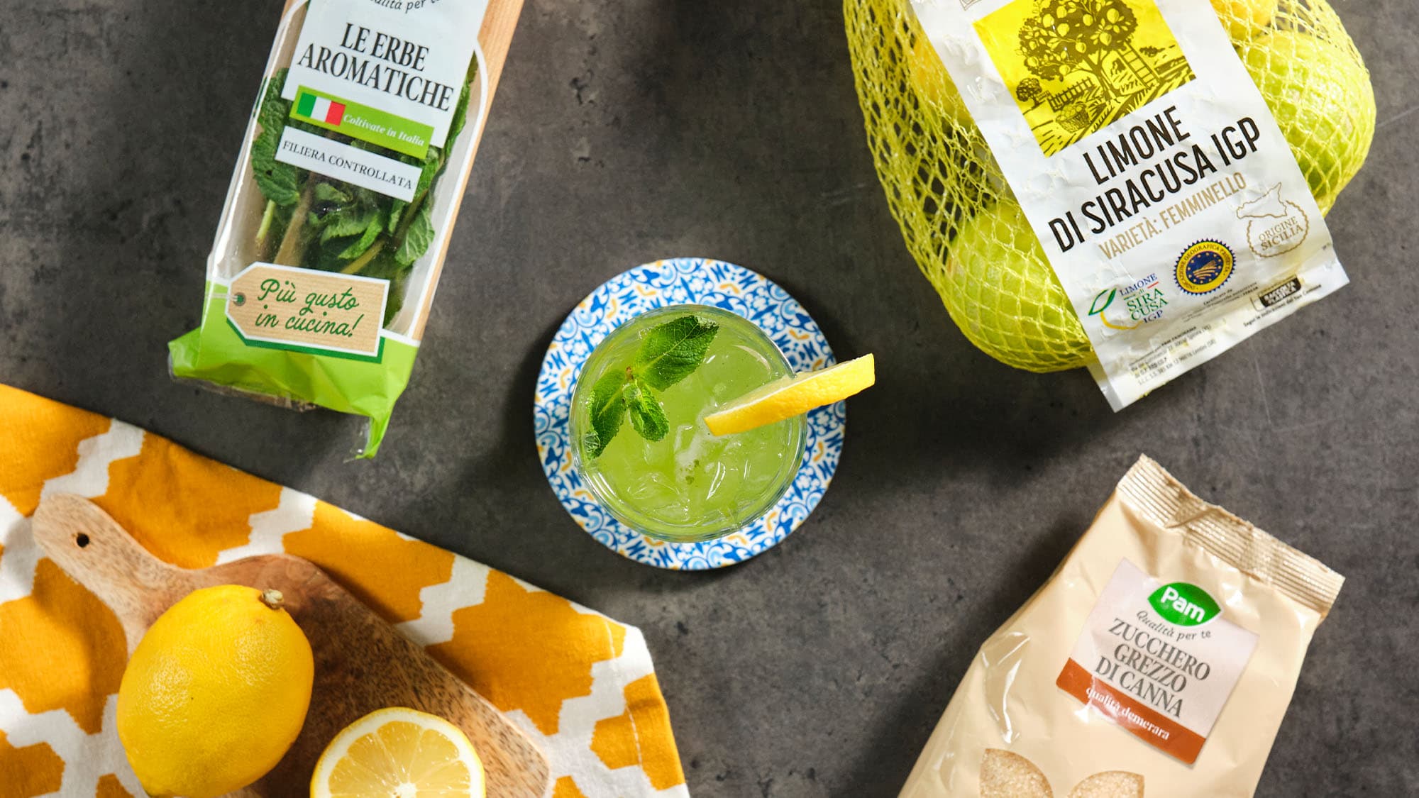 Virgin lemon mojito