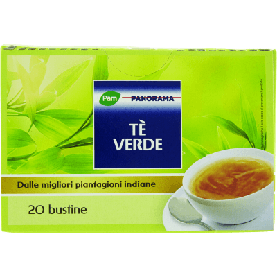 PAM PANORAMA Tè Verde 34g (1,7g x 20)