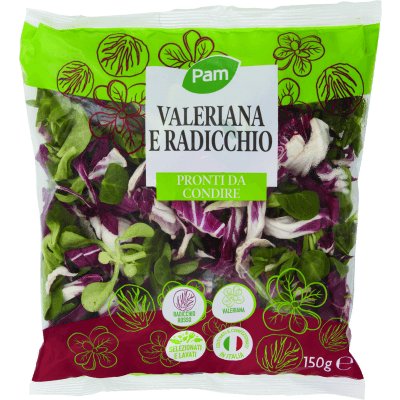 PAM Valeriana e Radicchio 150 g