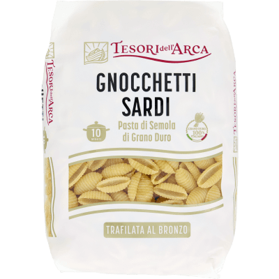 TESORI DELL'ARCA Pasta di Semola di Grano Duro Gnocchetti Sardi 500 g