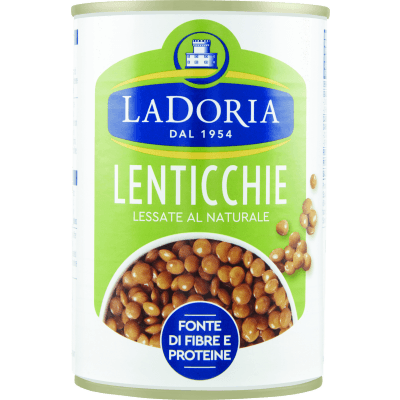 Lenticchie lessate al naturale La Doria 400 g 240 g