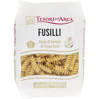 TESORI DELL'ARCA Pasta di Semola di Grano Duro Fusilli 500 g