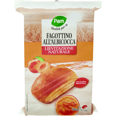 PAM PANORAMA Fagottino con farcitura all'albicocca 300g (50g x 6)