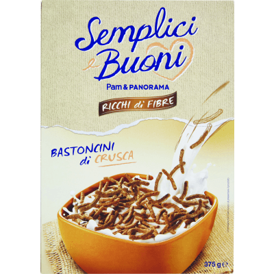 SEMPLICI E BUONI Ricchi di Fibre Bastoncini di Crusca 375 g
